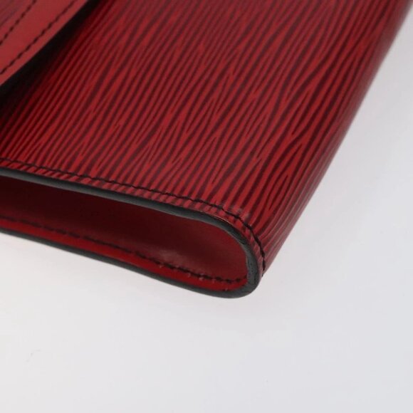 LOUIS VUITTON Epi Pochette Arche Shoulder Bag Red M52577 LV Auth 125313 - Picture 4 of 16